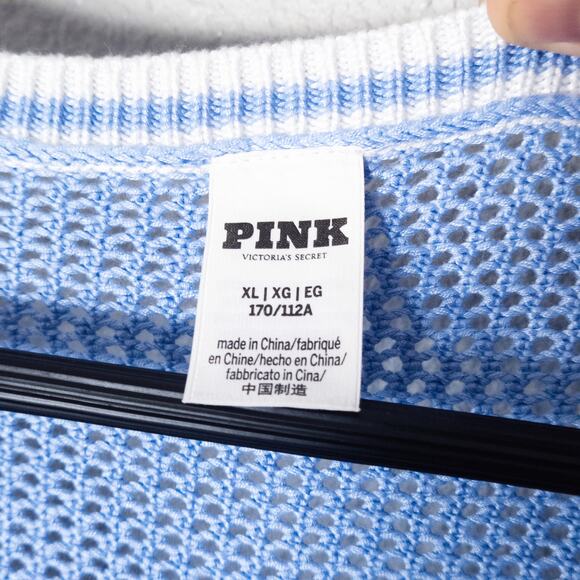 PINK Women’s Knit Vest Top XL Preppy Classic Tenniscore Athleisure Streetwear - Picture 6 of 6